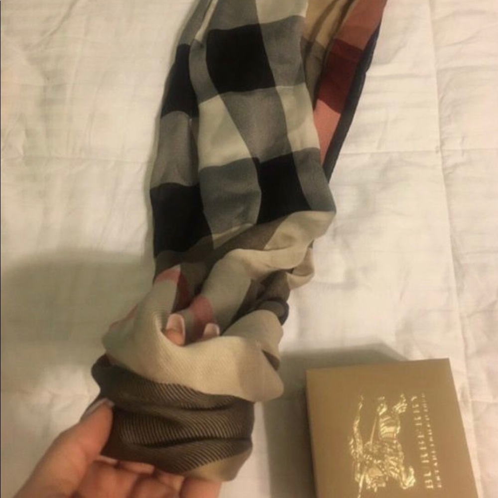 Burberry silk scarf